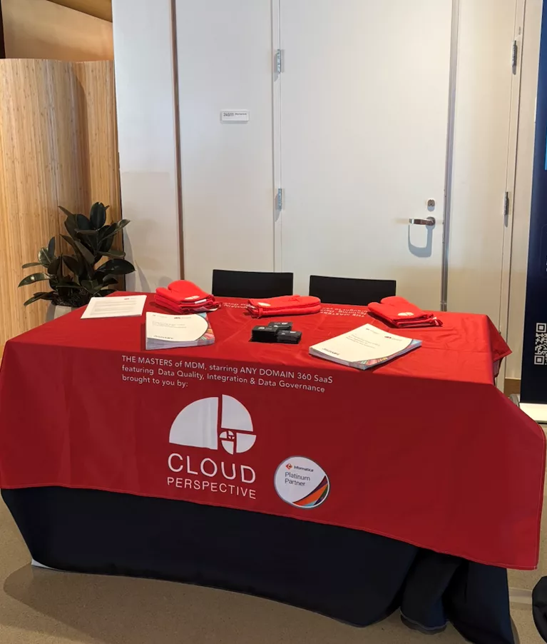 Cloud Perspective Booth at Informatica MDM & Data Governance Summit