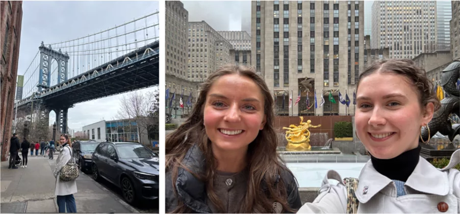 Exploring the sights of NYC